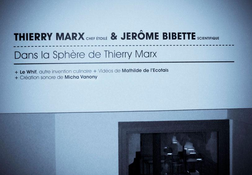 Dans la sphère de Thierry Marx