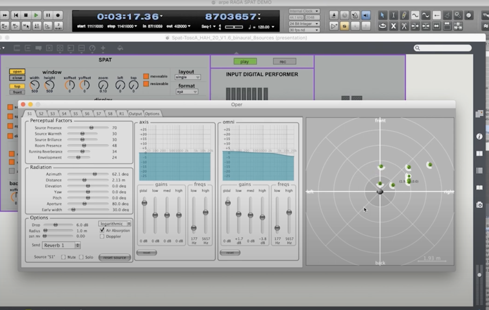 Spatialisation sonore avec HAH